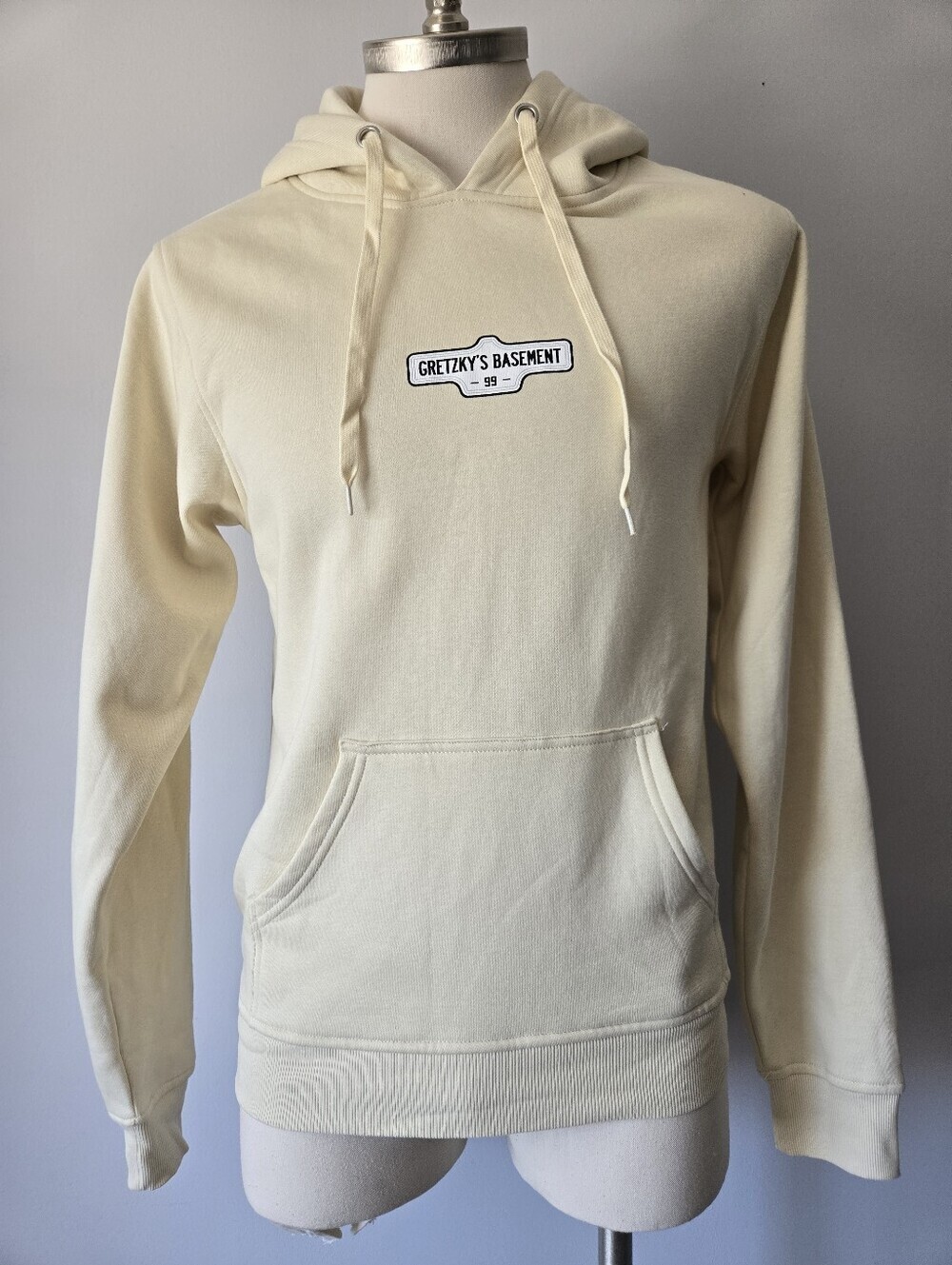 Gretzky's Basement Ltd. Edition Rare Cream Hoodie Sweatshirt . Size Small